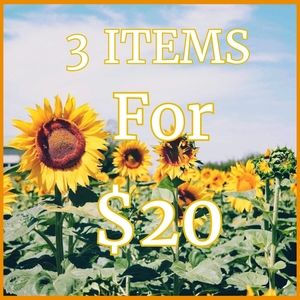 🌻3 ITEMS FOR $20